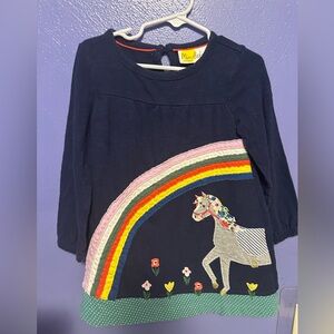 Mini Boden Rainbow/Horse dress